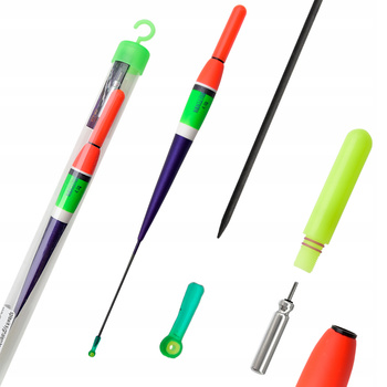 SPŁAWIK świecący LED do połowów nocą Stały na Baterie 4 g + bateria i TUBA