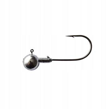 GŁÓWKA JIGOWA Black Nickel 9 g HAK 1/0 JAPAN HOOK