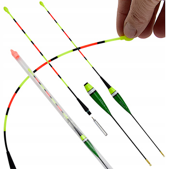 SPŁAWIK świecący LED na Baterie przelotowy plus TUBA wyporność 2 g |38,5 cm