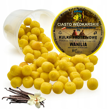 Gotowe Kulki Proteinowe CIASTO WĘDKARSKIE 80 gr WANILIA