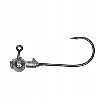 GŁÓWKA JIGOWA Black Nickel 1,5g HAK 2/0 JAPAN HOOK