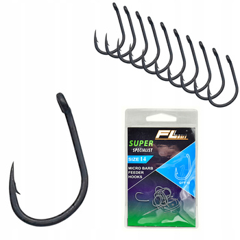 Zestaw Haczyków Haczyki SUPER SPECJALIST r14/10szt