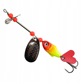 Błystka blacha Blaszka Obrotówka Spinner 12 g / 10 cm ze śmigłem