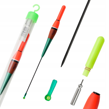 SPŁAWIK świecący LED do połowów nocą Stały na Baterie 2,5g + bateria i TUBA