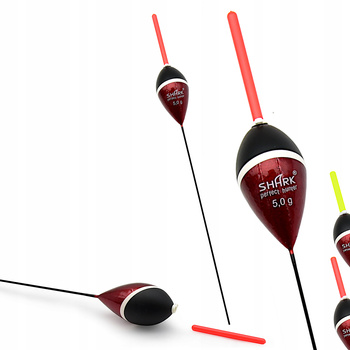 Spławik STAŁY z BALSY SHARK 5,0g / 19 cm gniazdo pod nasadkę świecącą 3mm