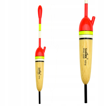 Spławik z BALSY z Centralnym przelotem SHARK Perfekt Hunter 6,0 g 20,5 cm