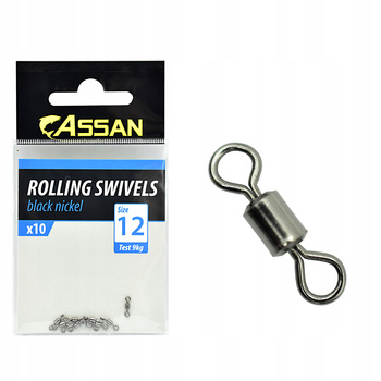 KRĘTLIKI Wałeczkowe ASSAN KRĘTLIK 10szt r 12/9 kg