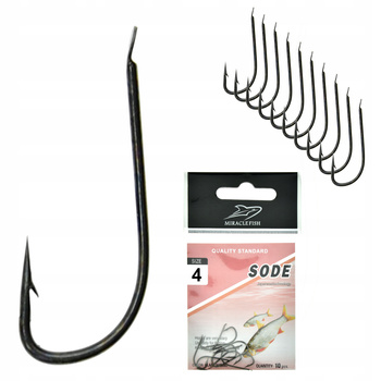 Zestaw Haczyków Haczyki SODE z łopatką nr 4