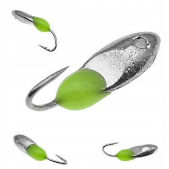 Mormyszka Wolframowa przynęta Podlodowa przelotowa