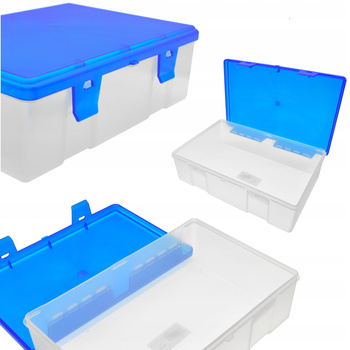 Solidne Pudełko pojemnik wędkarski 26x17x8 cm 2,5L