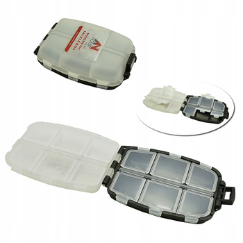 Pudełko Przybornik Wędkarski 12-komor. z magnesem