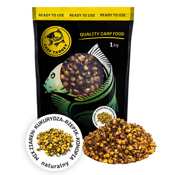 MIX Ziaren KUKURYDZA KONOPIA RZEPIK Zanęta 1 kg