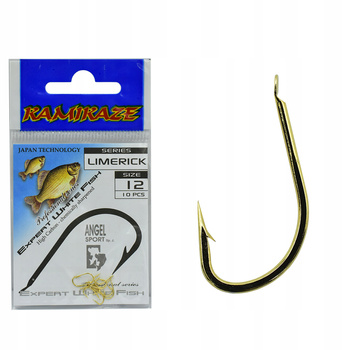 Haczyk Haczyki KAMIKAZE LIMERICK Nr 12 /10 szt