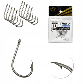 Zestaw Haczyk Haczyki DL CHINU 11 B. Nickel 10szt