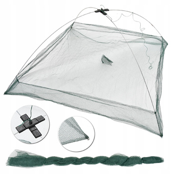 PODRYWKA z kołnierzem do połowu żywca 90 x 90 cm