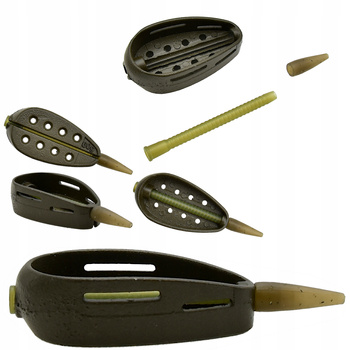 Koszyk zanętowy METHOD FEEDER 40 g z rurką i stożkiem antysplątaniowym