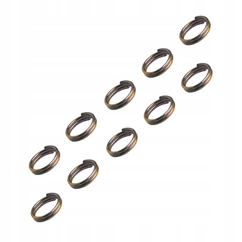 Kółka ŁĄCZNIKOWE 7 mm Assan 10 szt kol miedziany