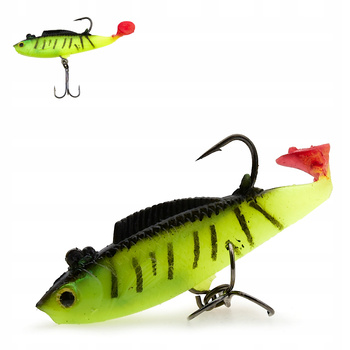 GUMA Uzbrojona w kotwicę i główkę jigową Kopyto przynęta 8 cm 10 g