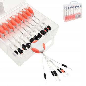 STOPERY SILIKONOWE baryłkowe cylindryczne Duży rozmiar L 80szt w pudełku