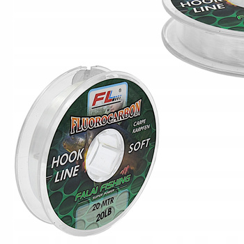 Materiał przyponowy Fluorocarbon SOFT Hook Line 20