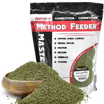 PELLET ZANĘTOWY 1,5mm METHOD FEEDER GREEN BETAINE