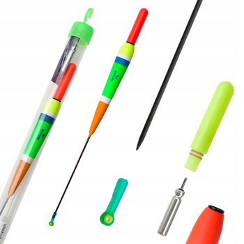 SPŁAWIK świecący LED do połowów nocą Stały na Baterie 3 g + bateria i TUBA