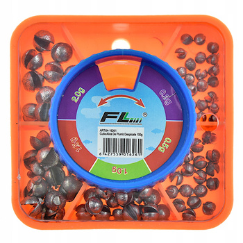 CIĘŻARKI nacinane ŚRUCINY OŁÓW FL 100 g