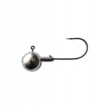GŁÓWKA JIGOWA Black Nickel 15 g HAK 2/0 JAPAN HOOK