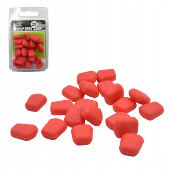 Sztuczna kukurydza pływająca Pop-UP czerwona 20szt