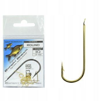 Haczyk Haczyki KAMIKAZE ROUND Nr 10 (10szt) ZŁOTE