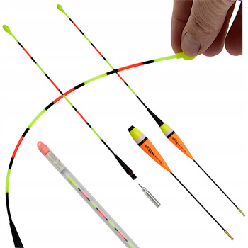 SPŁAWIK świecący LED na Baterie przelotowy plus TUBA wyporność 2 g |38,3 cm