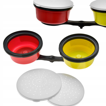 PODSTAWA z gwintem + 2 x POJEMNIK 0,4 L