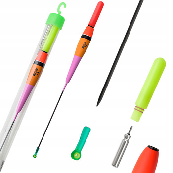 SPŁAWIK świecący LED do połowów nocą Stały na Baterie 2 g + bateria i TUBA