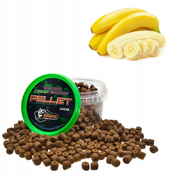 PELLET HACZYKOWY MARGROM 8mm 100g Banan
