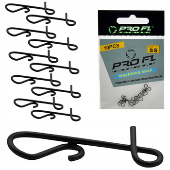 Zaczep wędkarski Pro FL Wrapping Snap SS 10 szt szybkozłączka przynęty