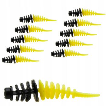 10 x TANTA miękka gumowa przynęta wędkarska 5 cm 0,8 g okoń pstrąg sandacz