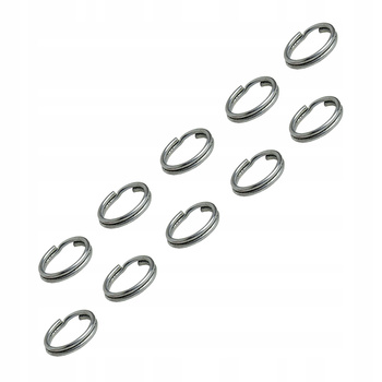 Kółka ŁĄCZNIKOWE przegięte 10 mm Assan 10 szt sreb