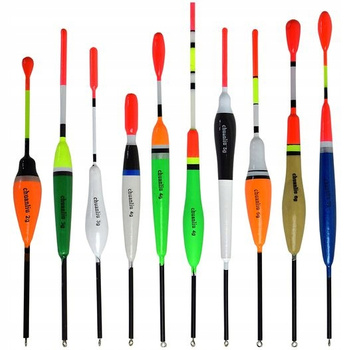 ZESTAW SPŁAWIKÓW 10 sztuk Spławiki SPŁAWIK 24h TOP