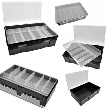 Solidne Pudełko pojemnik wędkarski 26x17x8 cm 2,5L