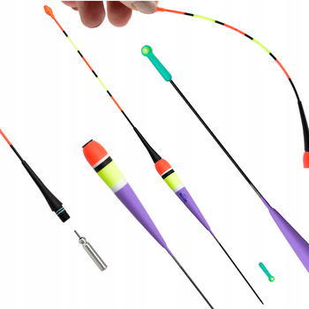 SPŁAWIK świecący LED do połowów nocą Stały na Baterie 1,5g + bateria i TUBA