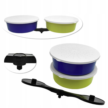 PODSTAWA z gwintem + 2 x POJEMNIK 0,7 L ANPLAST