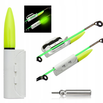 Świetlik elektroniczny sygnalizator na szczytówkę + bateria CR425