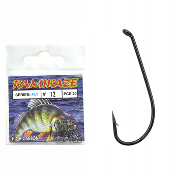 Haczyk Haczyki KAMIKAZE FLY Nr 12 (20szt) b. nick