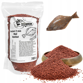 PELLET ZANĘTOWY 2 mm MARGROM 700g RED HALIBUT