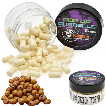 Dumbells POP UP 6 mm Margrom ORZECH TYGRYSI przynęta Method Feeder