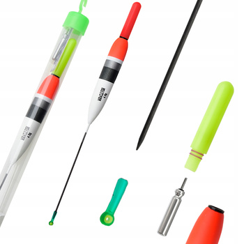 SPŁAWIK świecący LED do połowów nocą Stały na Baterie 4 g + bateria i TUBA